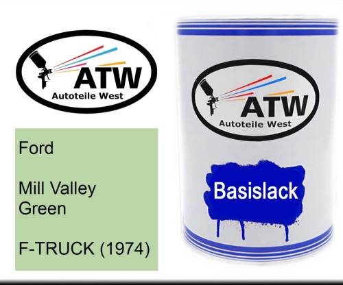 Ford, Mill Valley Green, F-TRUCK (1974): 500ml Lackdose, von ATW Autoteile West.